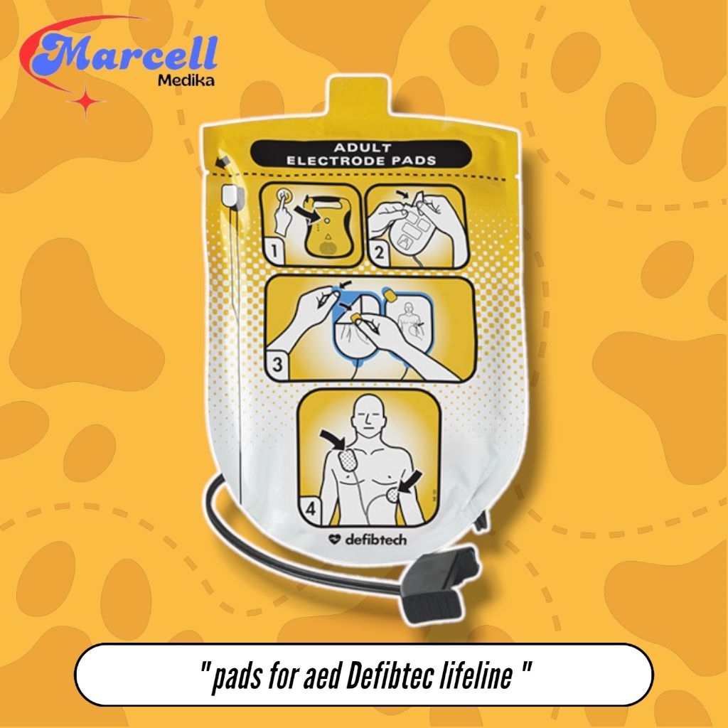 PADS AED DEFIBTECH LIFELINE / AED PADS ADULT DEFIBTECH LIFELINE