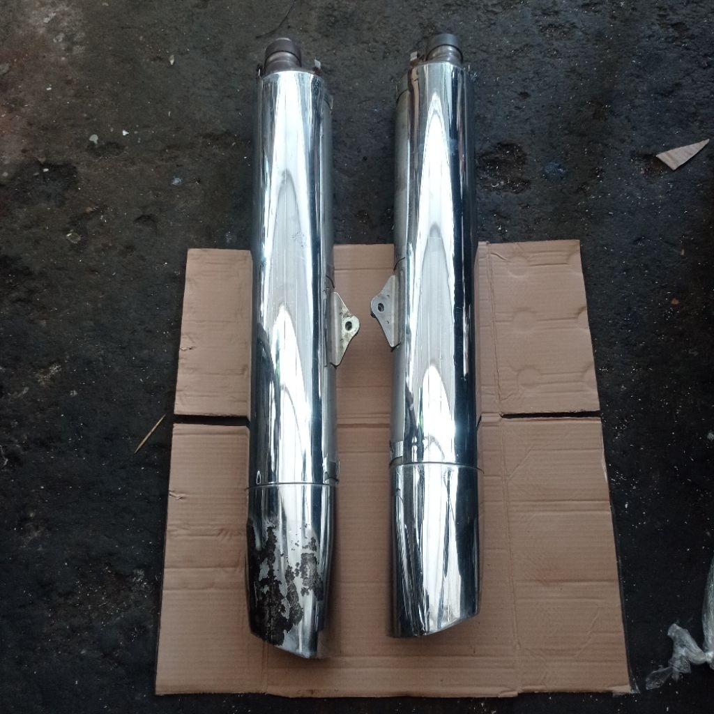 knalpot limbah moge honda goldwing 1800 original kanan kiri standar