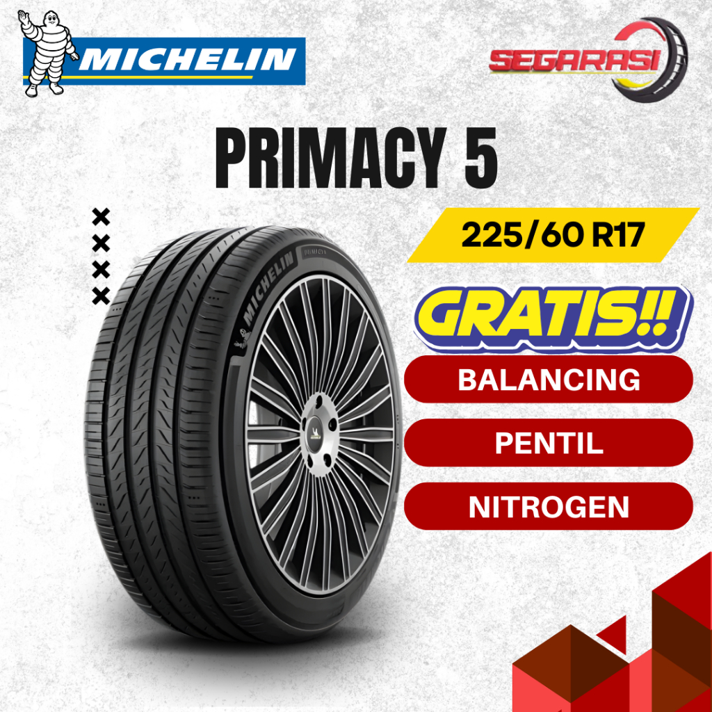 MICHELIN PRIMACY 5 MI 225/60 R17 103V XL TL - Ban Mobil Michelin Primacy 5 225 60 R17