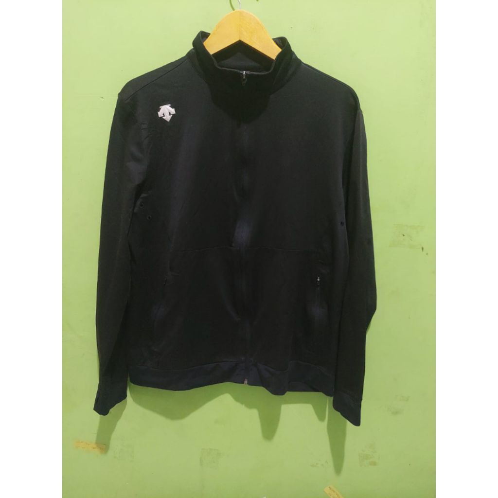 jacket tracktop track suit Descente Unisex Sport Jogging Running Gym Preloved