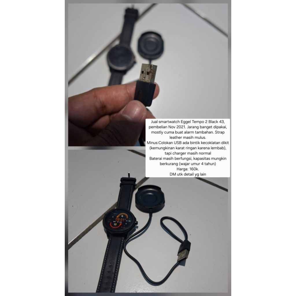 Smartwatch Eggel Tempo 2 Black 43