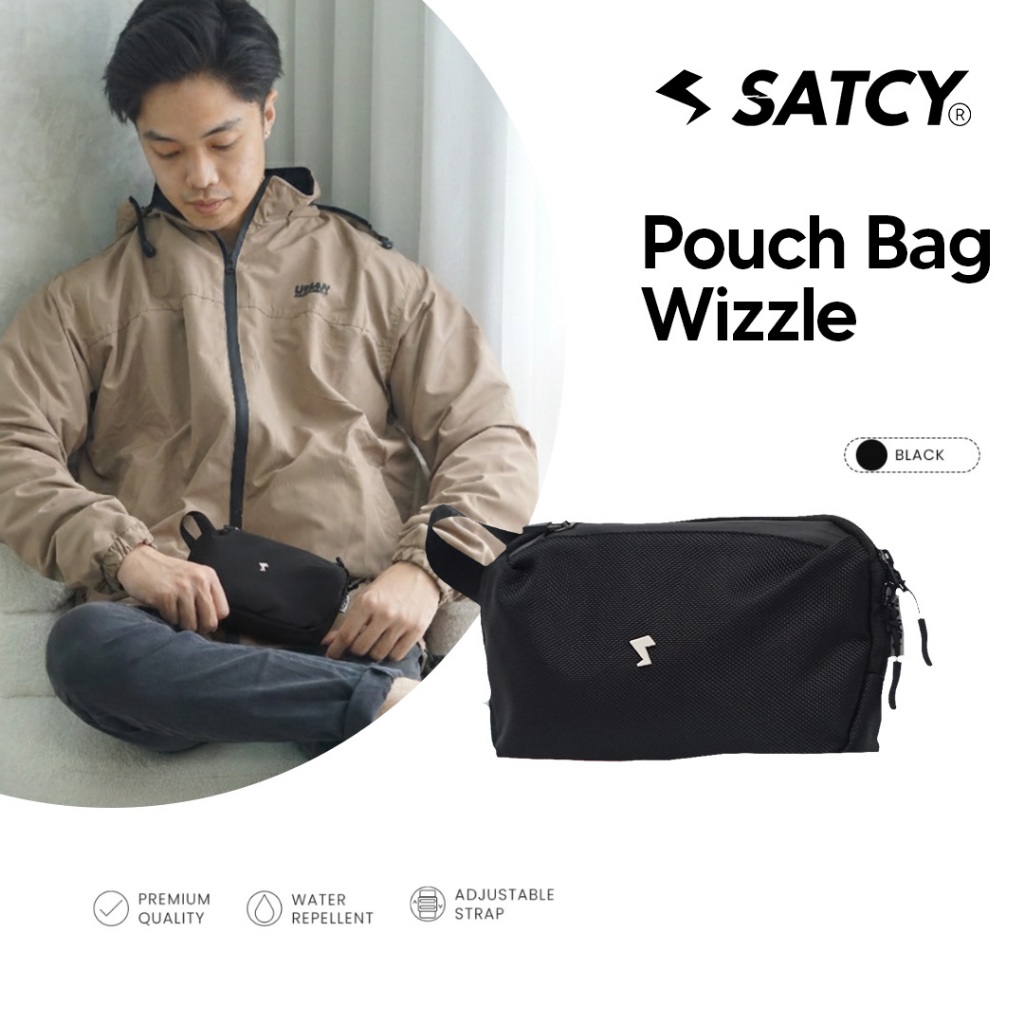 Pouch Bag Wizzle | Pouch Bag Totebag pria wanita | Pouch Bag sekolah