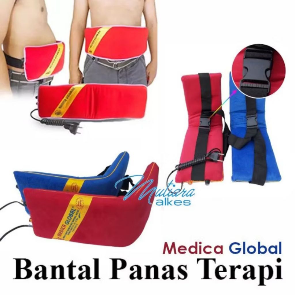 Bantal Terapi Listrik Panas Global Belt Health Pereda Nyeri Perut Menstruasi/Nyeri Sendi Pinggang