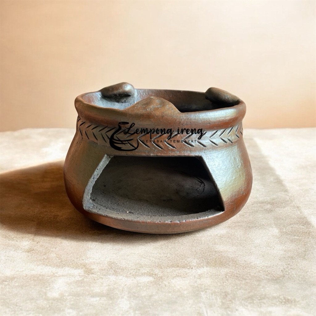 Gerabah Kompor Tungku Tanah Liat Gerabah Bayat// Tungku Keren Tradisional// Tatakan wajan panci pras