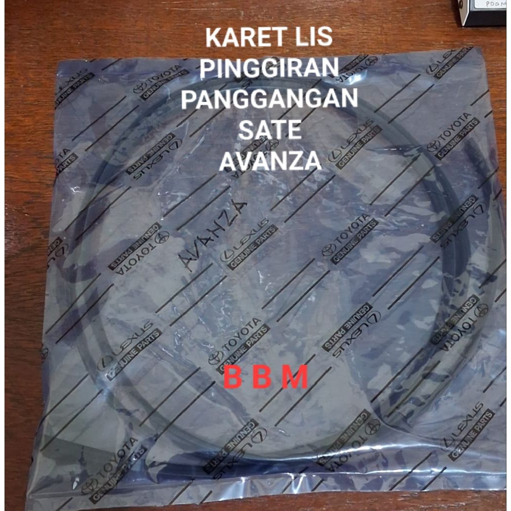 KARET LIS PINGGIRAN PANGGANGAN SATE MOBIL AVANZA XENIA