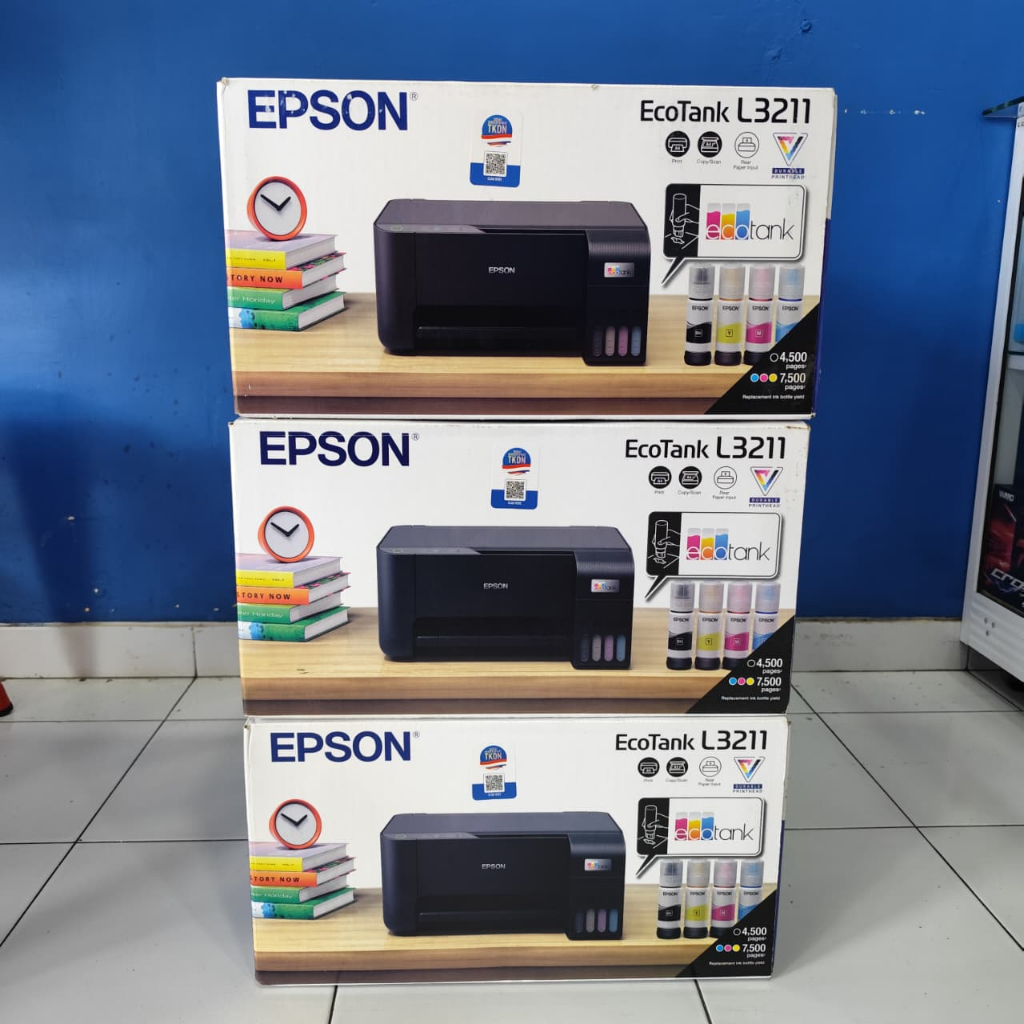 Printer Epson L3211 All-in-One Print Scan Copy Baru