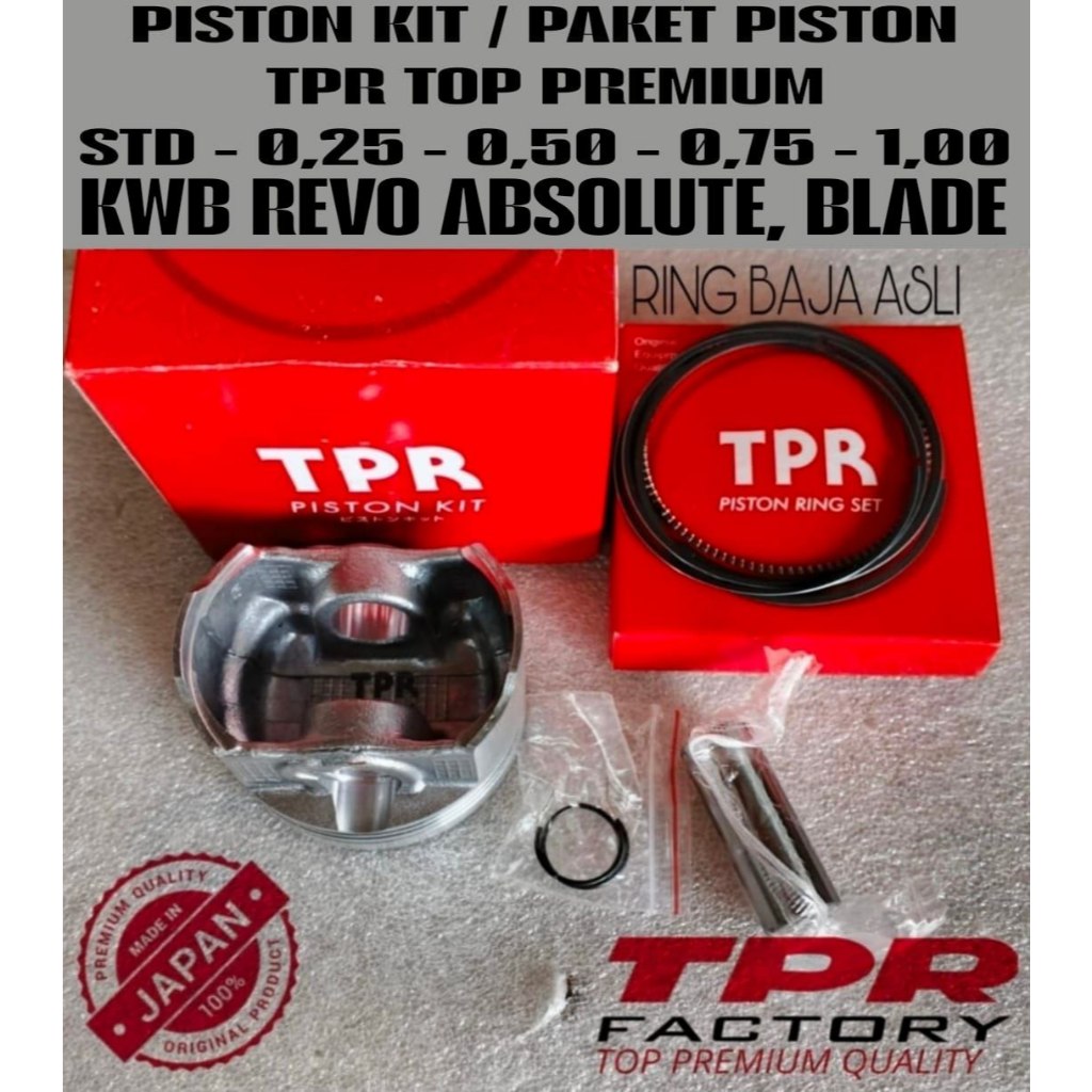 PISTON KIT KWB REVO ABSOLUTE, BLADE RING BAJA