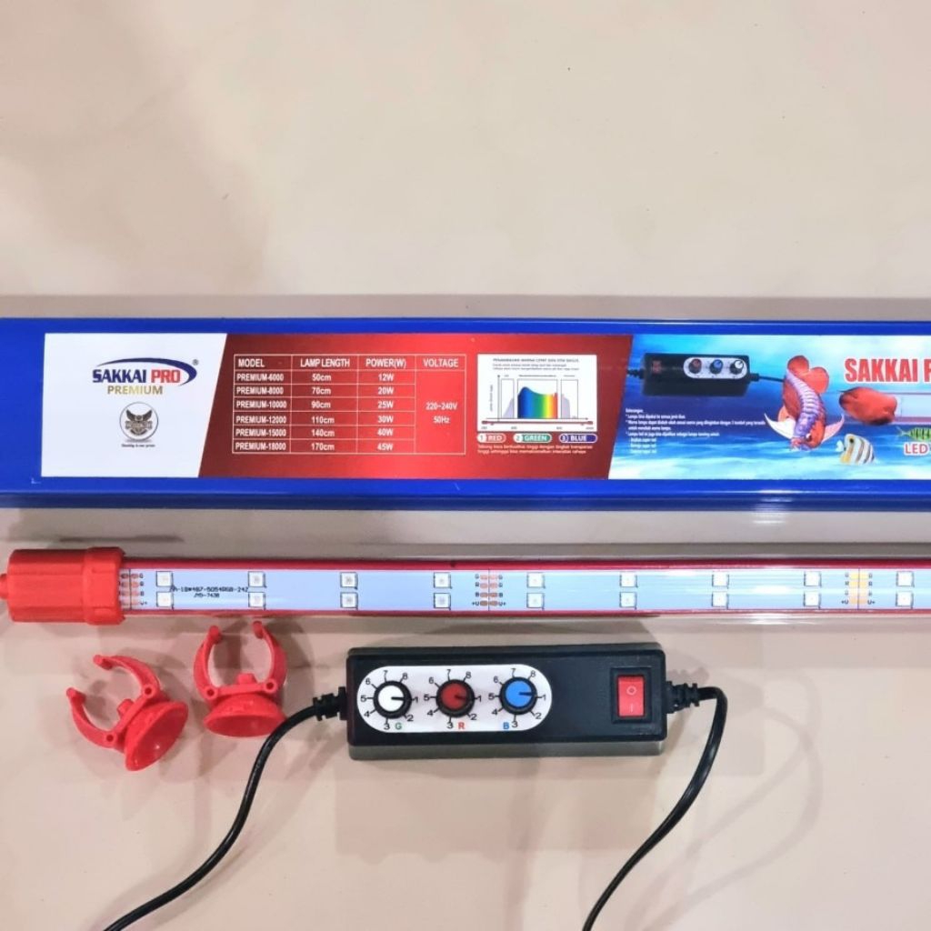 SAKKAI PRO PREMIUM SUPER RED LAMP PREMIUM-6000, 8000, 10000, 12000, 15000, 18000 Lampu LED Tanning 1