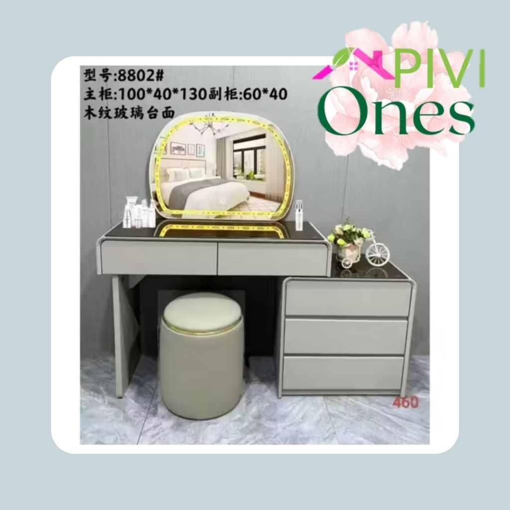 Meja Rias Import Vanity Dressing Table Minimalis Khusus Palembang