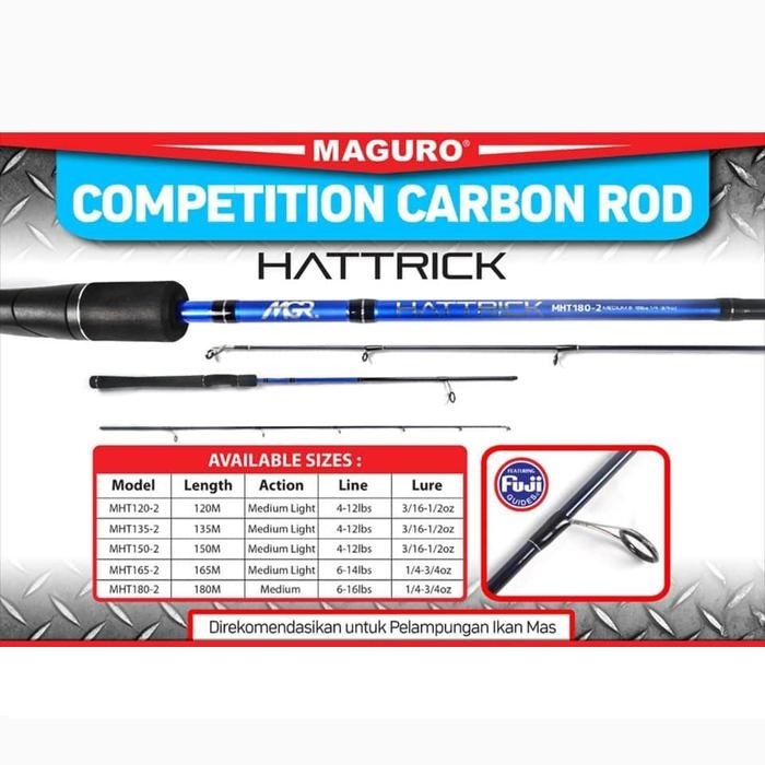 Joran MAGURO Hattrick 120 135150 165 180 210 | Joran Pelampungan Ikan Mas