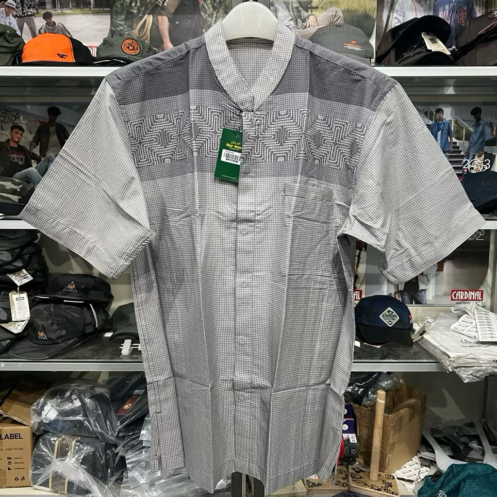 OBRAL Baju Koko Nur Iman Lengan Pendek / Kemeja Koko Murah