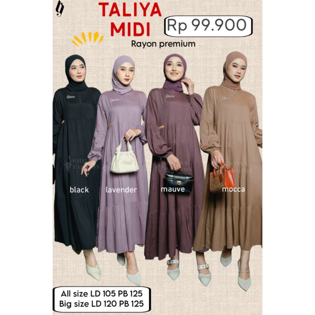 Ghiina fashion Taliya Midi by ghiina fashion