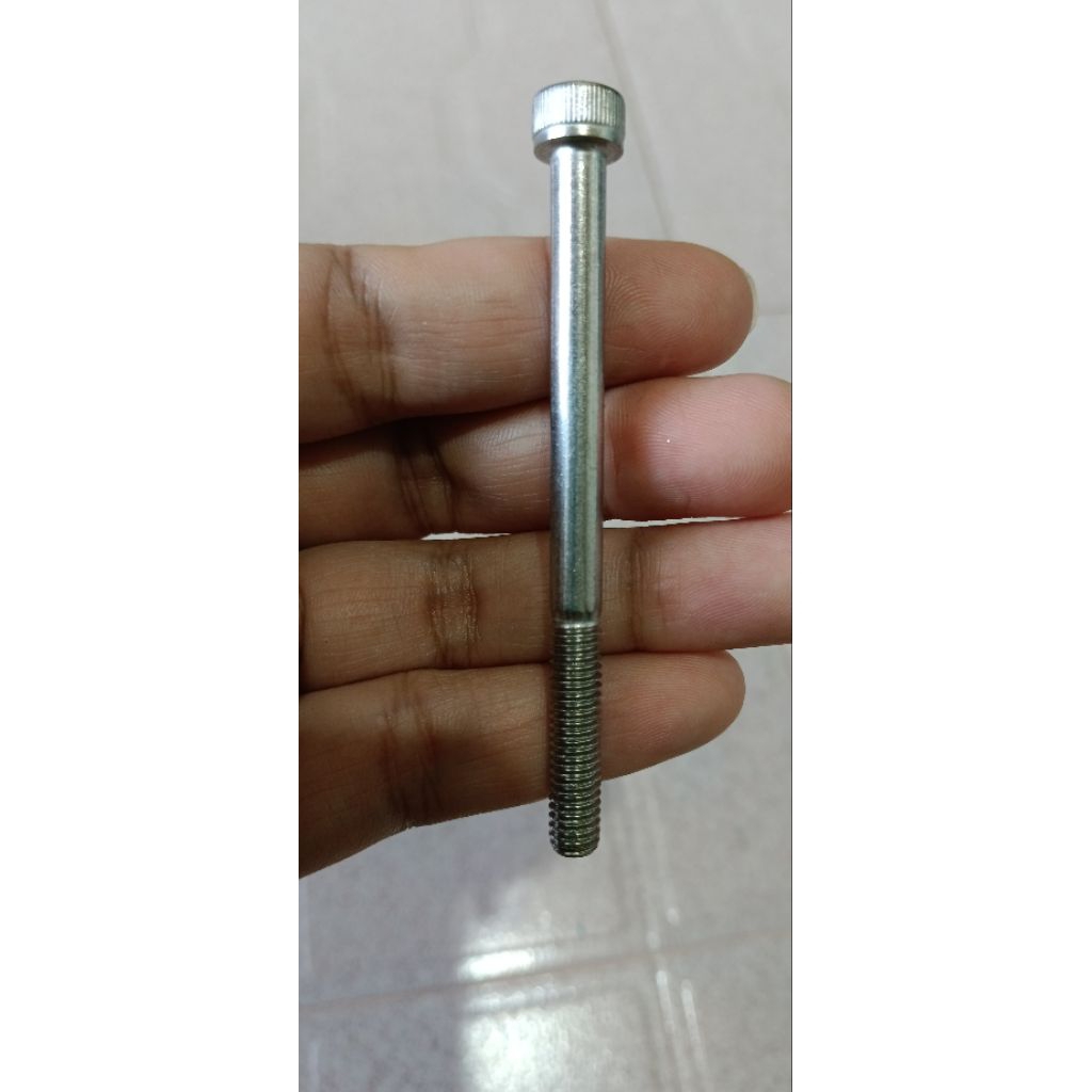 Baut L Stainless M6 x 75