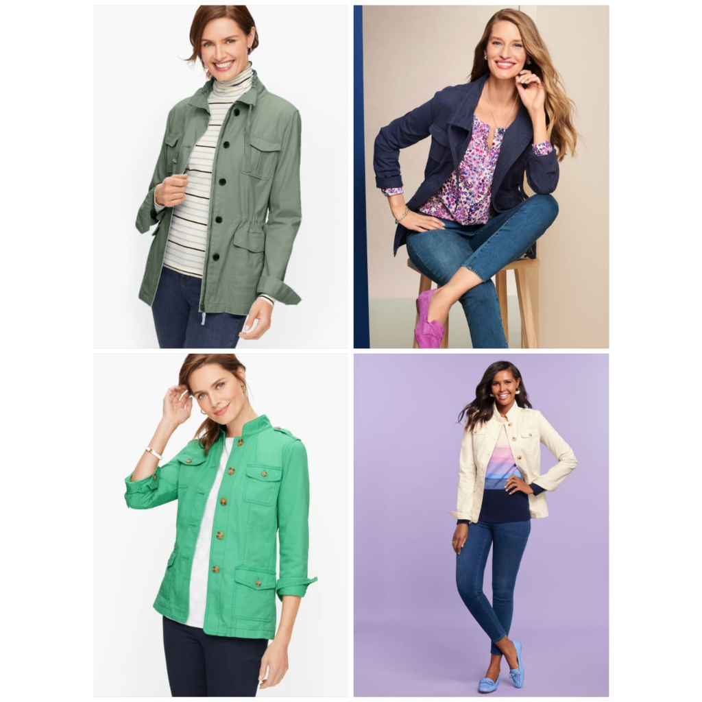 Jacket Talbots Twill Field and Military Inspired Jacket