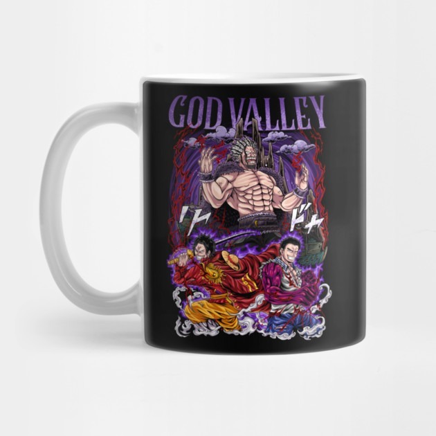 Rocks d xebec, gol d roger, monkey d garp - One Piece Anime Coffee Mug