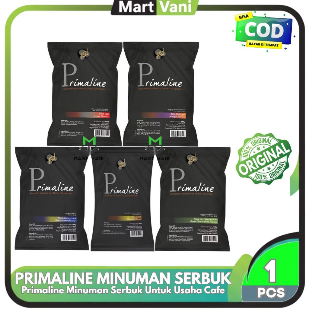 PRIMALINE MINUMAN SERBUK UNTUK USAHA CAFE