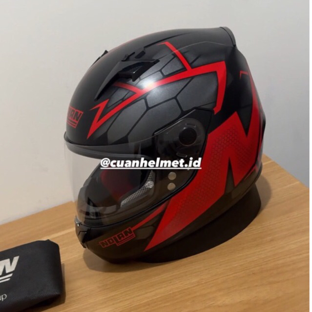 Nolan N64 Anchor Flat Black Red size XL (Second)