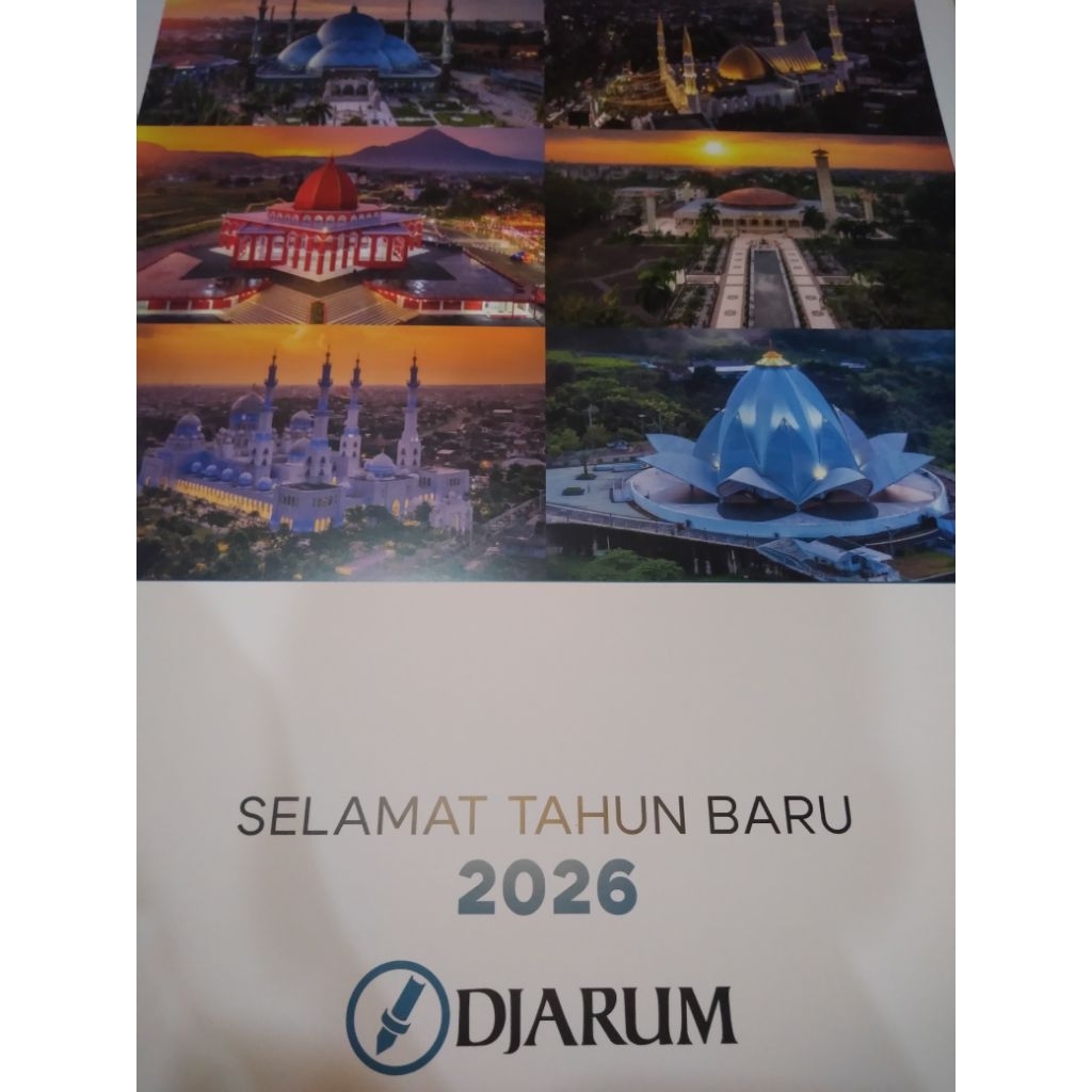 KALENDER JUMBO 2026 PT.DJARUM LIMITED EDITION ADA JADWAL WAKTU SHOLAT