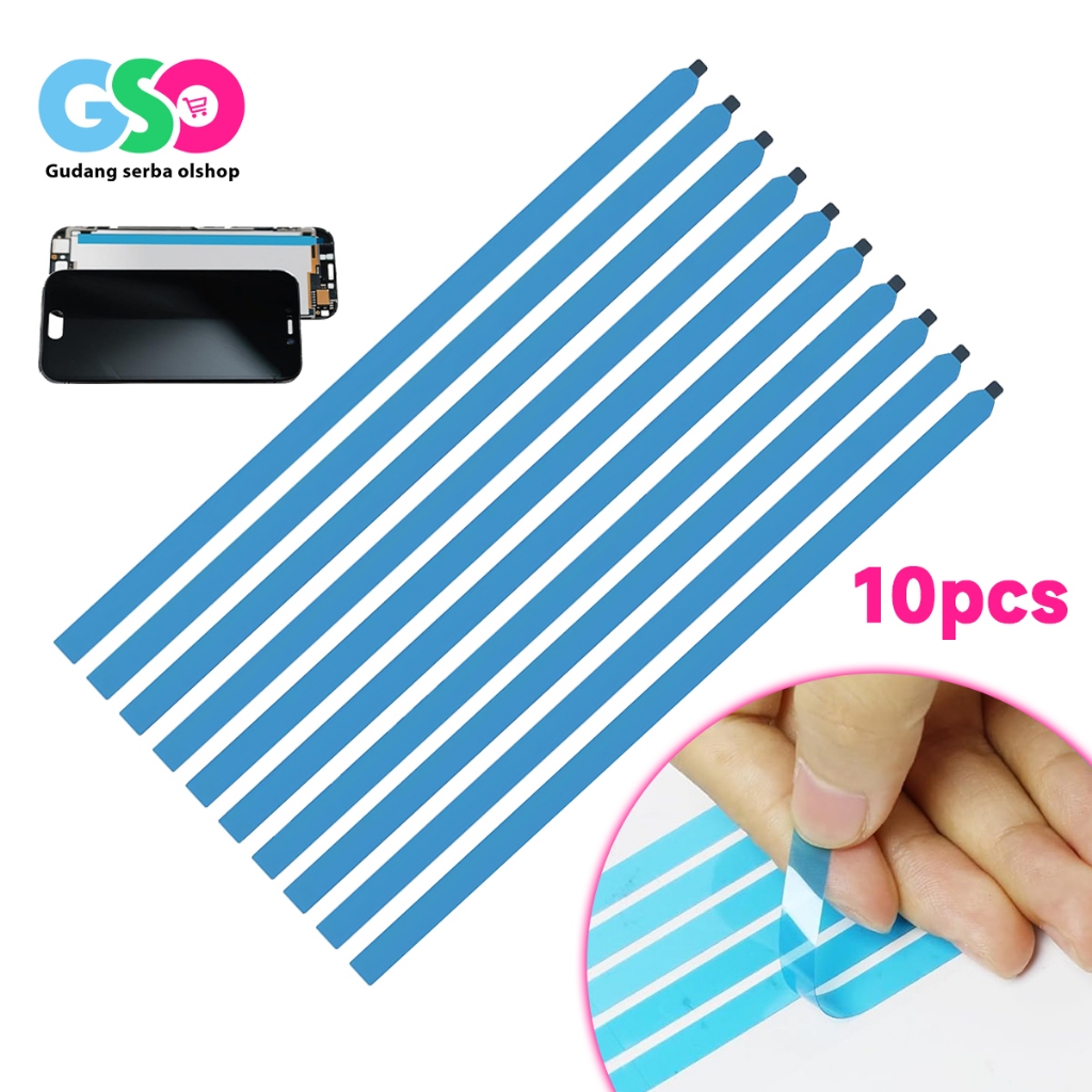 Double Tape LCD 10Pcs Laptop Tanpa Bracket tidak mudah putus / Lakban Double Tape LCD LED Laptop
