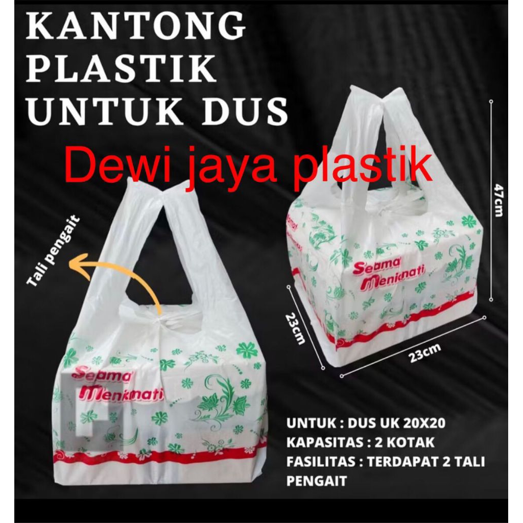 kantong kresek untuk dus hajatan kresek dus nasi kotak