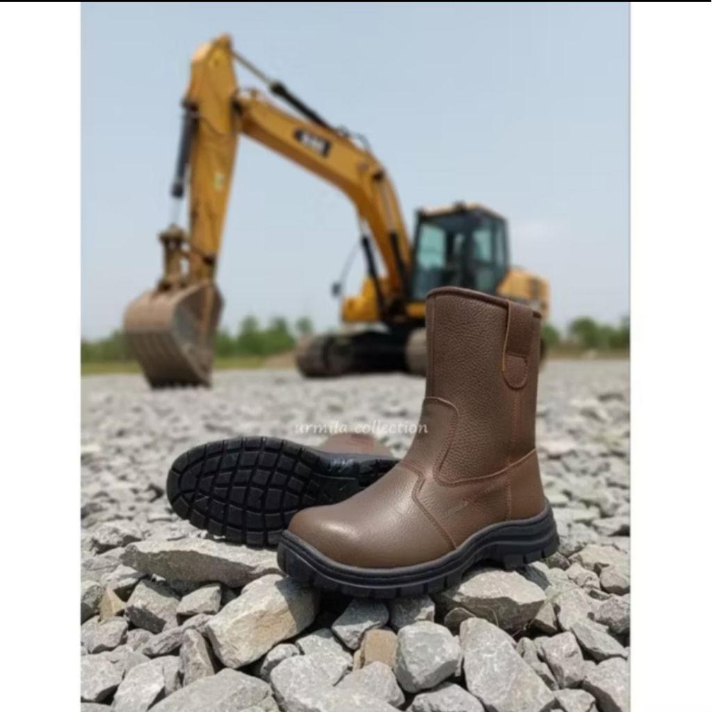 sepatu safety kruser kulit kerja proyek
