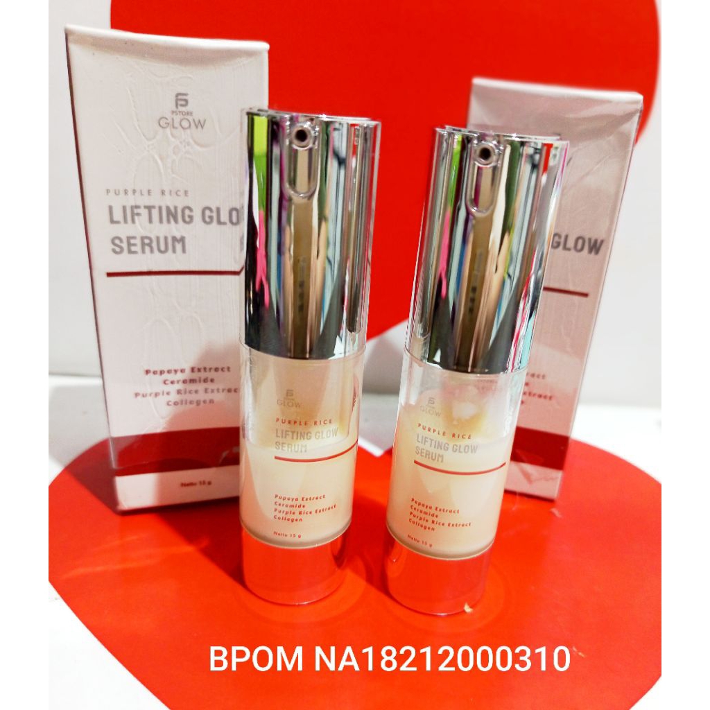 GRATIS PENGHARUM RUANGAN LIFTING GLOW SERUM PURPLE RICE EXTRACT PSTORE GLOW PAPAYA EXTRACT COLLAGEN 