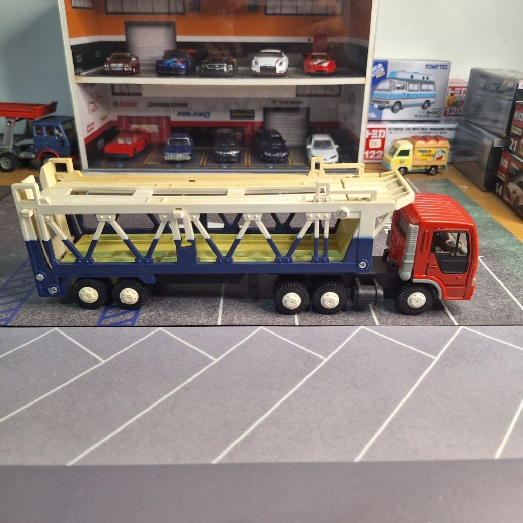 Diecast Diapet Yonezawa Hino Truck Auto Carrier Car 1/55 Super Rare