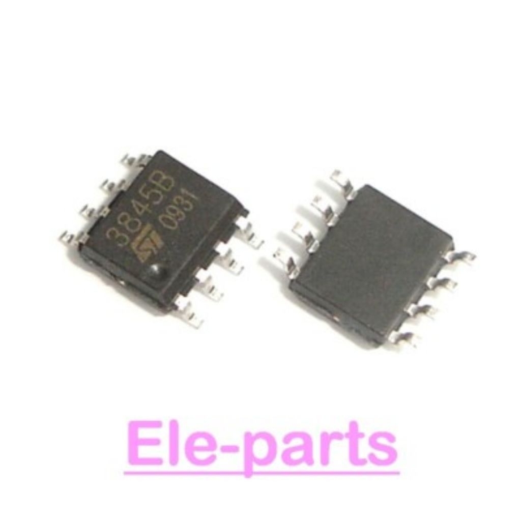 IC 3845B UC3845 SMD PWM Controller High-Speed Current Mode, SOIC-8