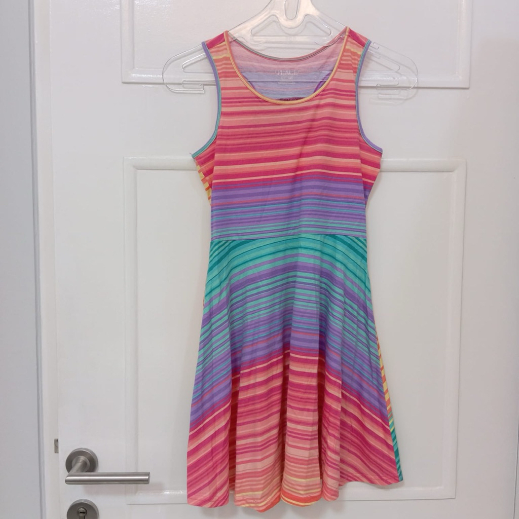 Rainbow Dress anak perempuan dress pantai anak