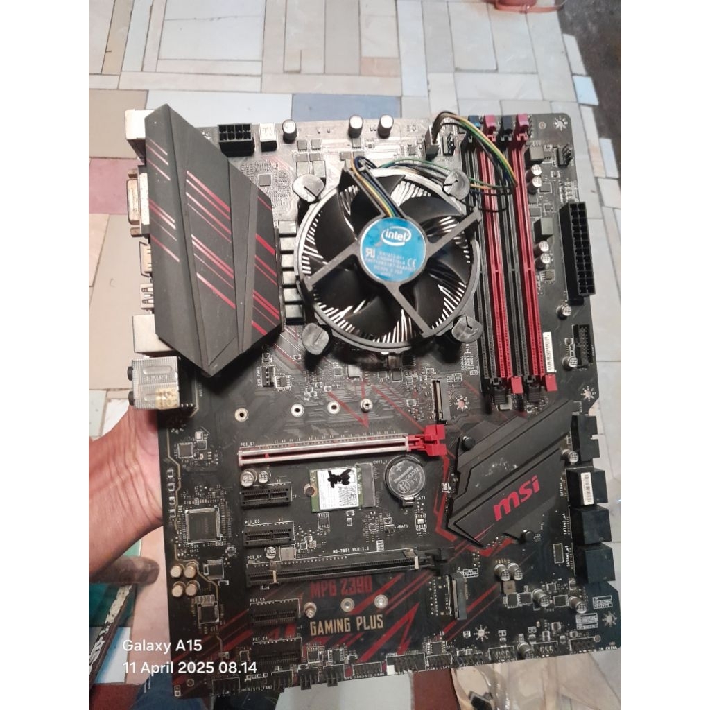 Motherboard Gen 8/9 Msi Z390 Gaming,Minus backplate