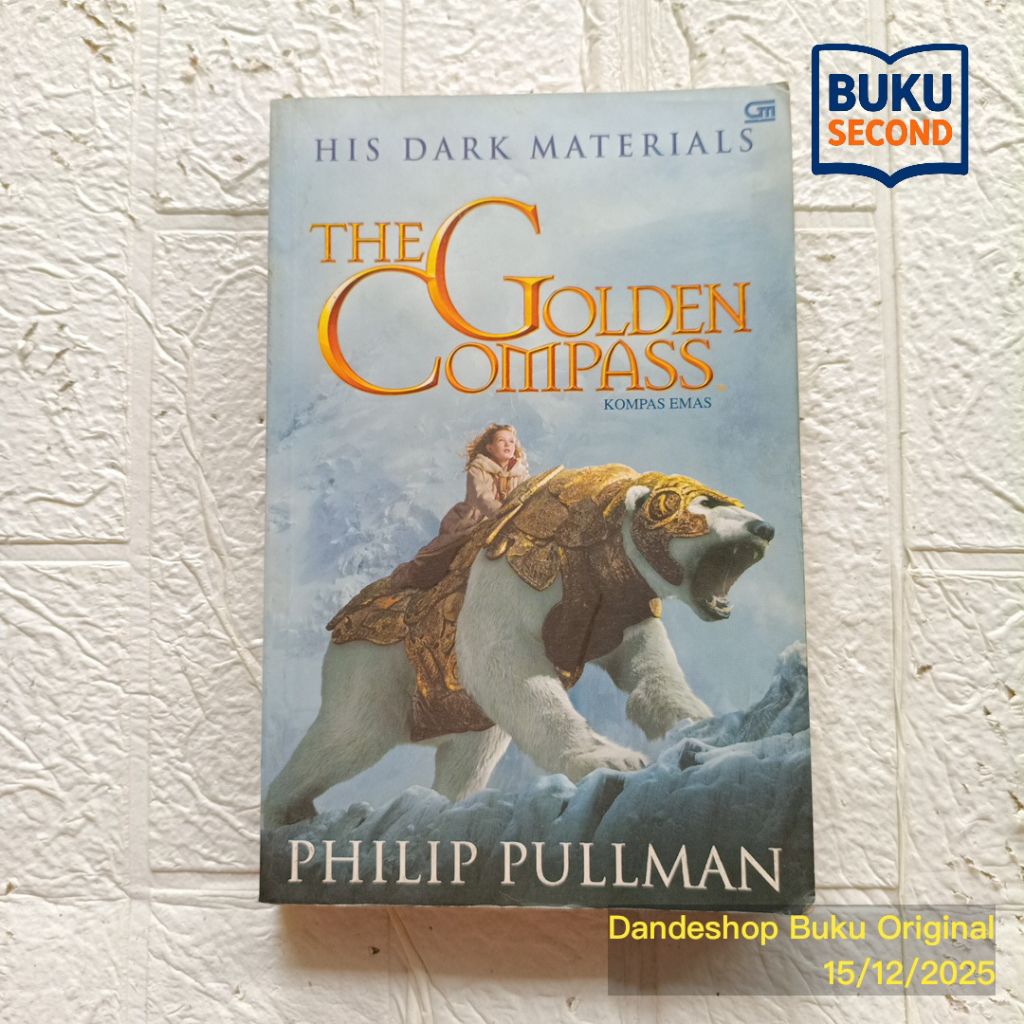 The Golden Compass (Kompas Emas) oleh Philip Pullman - Novel Bekas Preloved