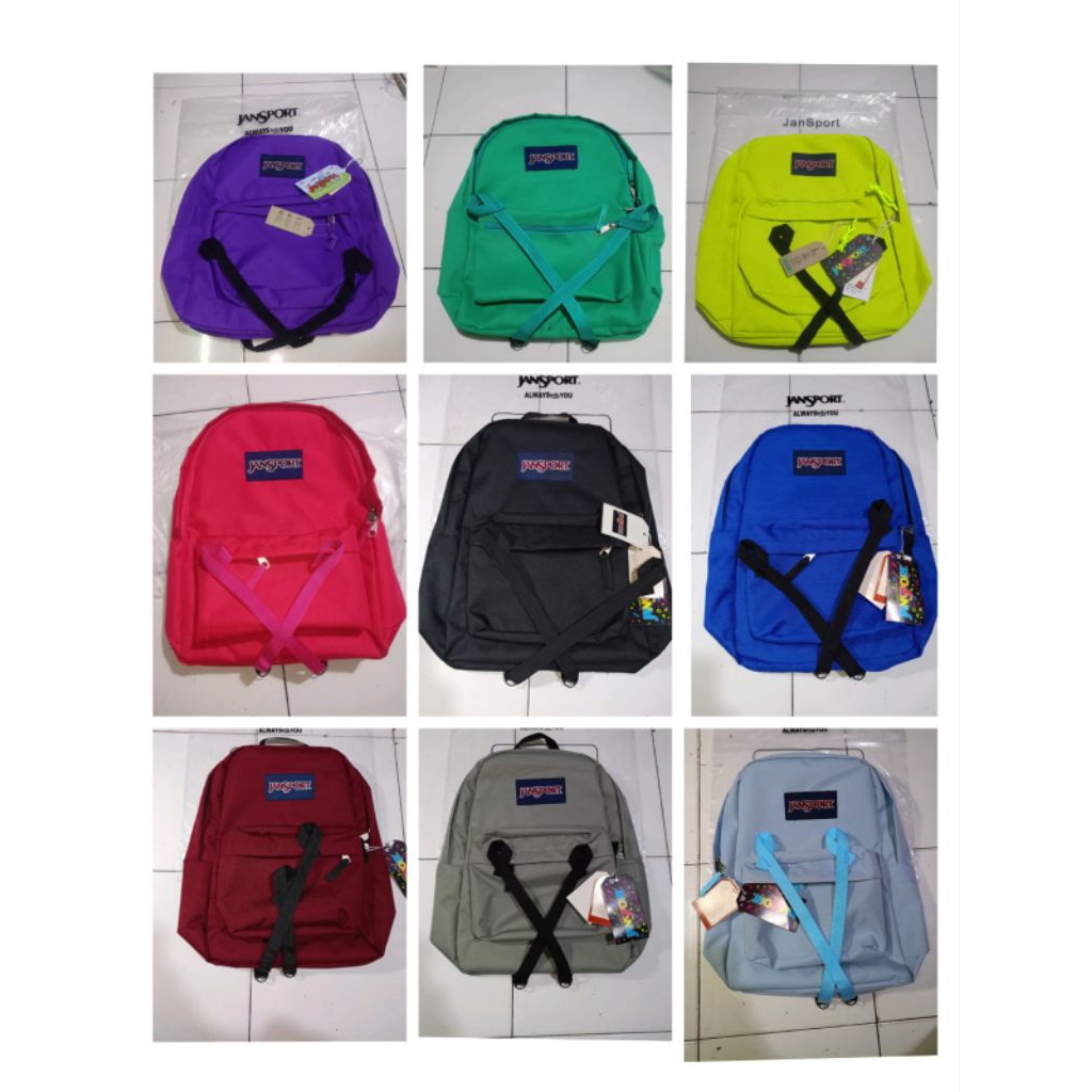 tas ransel sekolah jansport / tas jansport polos