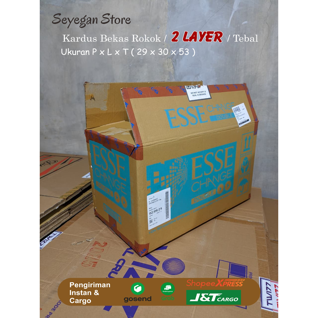 Kardus Packing Besar/ Kardus Pindahan  / Kardus tebal berkualitas untuk kemasan dan pengiriman / Kar