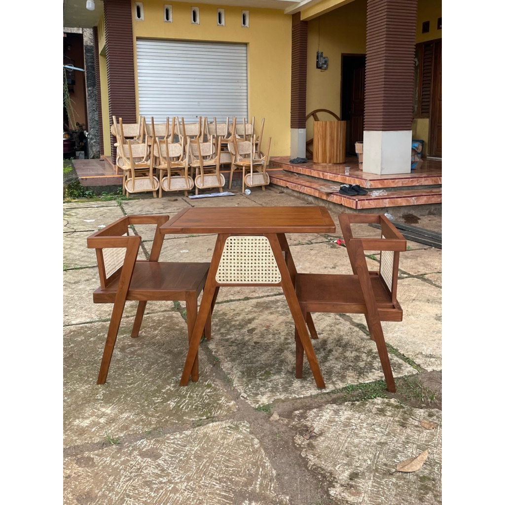 meja makan minimalis meja makan kayu jati meja makan modern