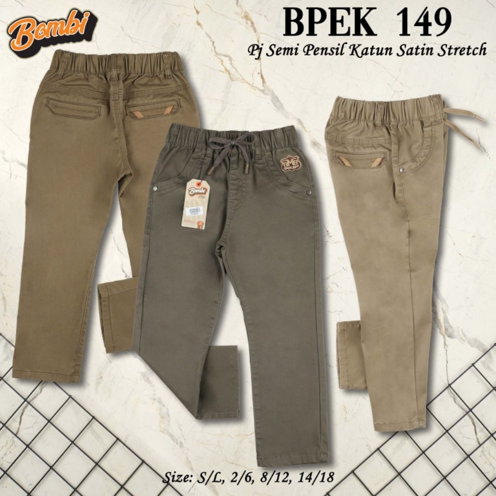 Celana Panjang Anak BOMBI  Original Katun || BPEK || BMB028