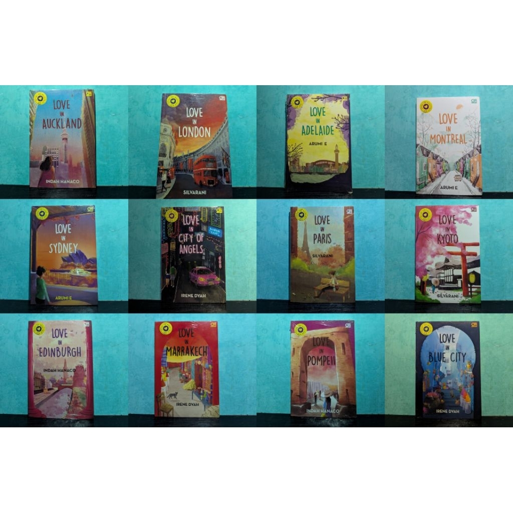 ORI SEGEL NOVEL AROUND THE WORLD WITH LOVE SERIES ORIGINAL SILVARANI IRENE DYAH ARUMI E INDAH HANAKO