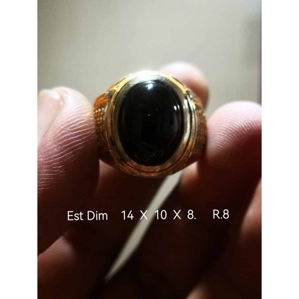 Cincin Batu Akik Natural Yaman Wulung BUKAN bacan kalimaya pirus ruby safir pandan ijo garut lumut k