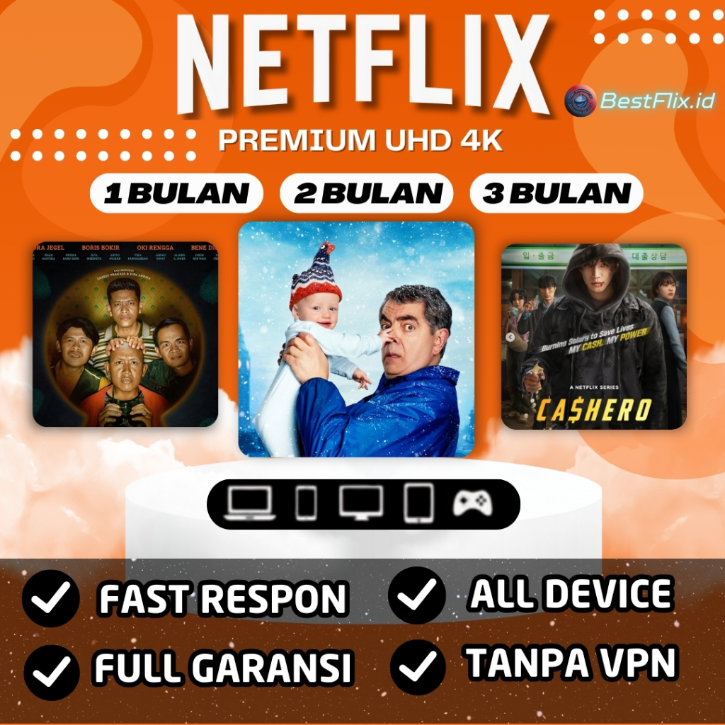 Akun Premium NetflixXx 1–3 Bulan | Akses Film Legal & Aman #001