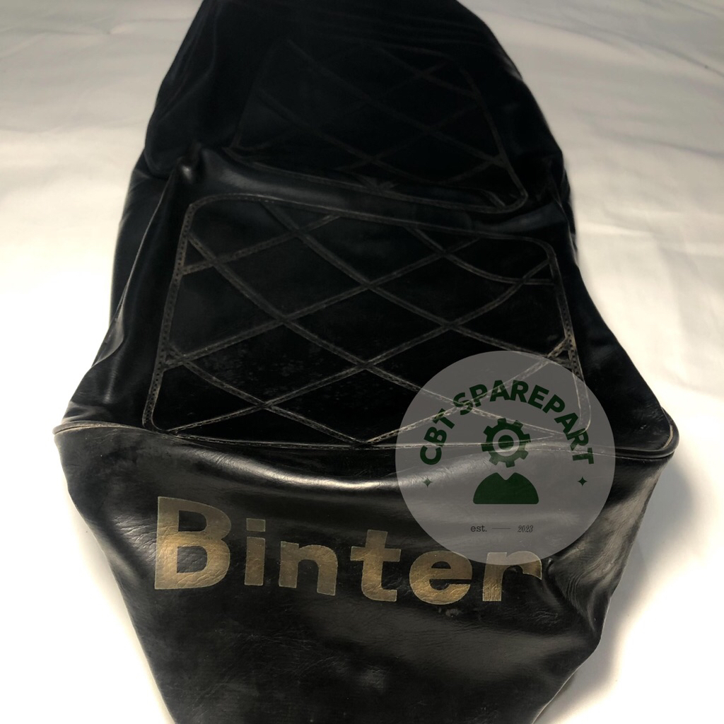 COVER KULIT JOK SADEL (CDI) KAWASAKI BINTER MERZY KZ 200 / Sarung Jok Sadel Kulit (CDI) Binter Merzy