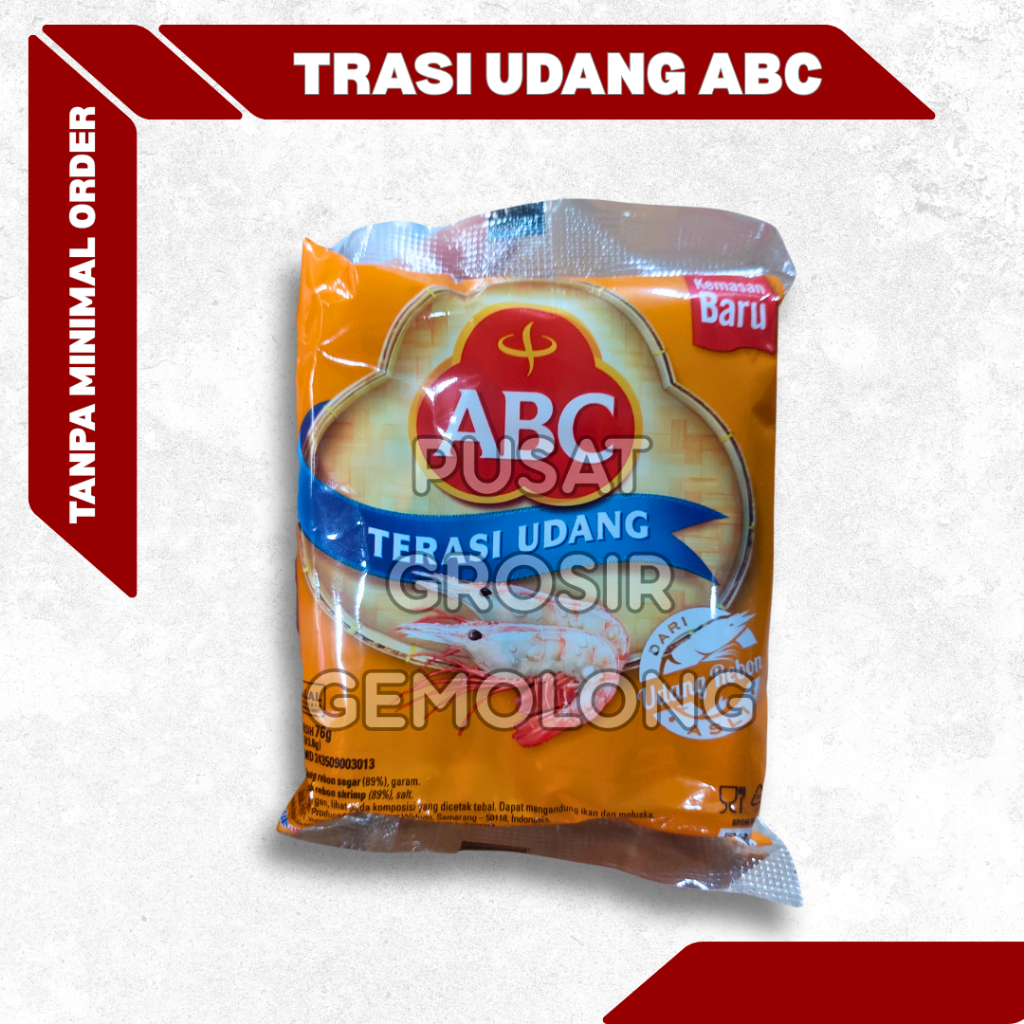 TERASI UDANG ABC 76g SEDAP RASA KUAT KAYA NUTRISI