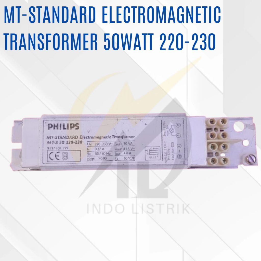 Ballast Philips MT-S 50w 220-230 / Trafo Philips MT-S 50w 220-230 / Philips mts 50w 220-230