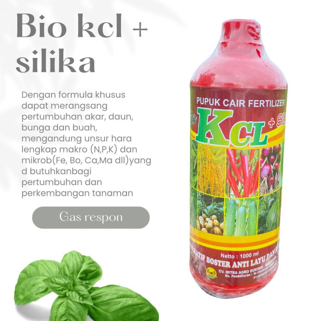 Pupuk Cair Fertilizer BIO KCL + SILIKA 1 liter