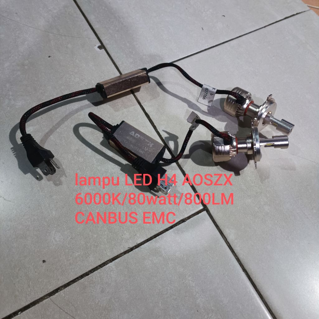 Lampu LED H4 AOSZX 6000K/80W/800LM  bekas copotan Innova lama masih normal barang sesuai iklan