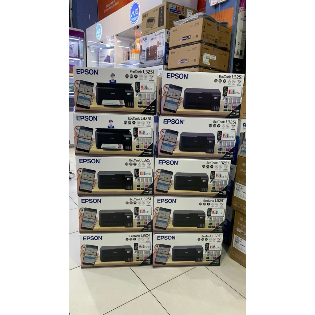 PRINTER EPSON L3250 / L3251 PRINT SCAN COPY A4 WIFI INK TANK INCLUDE TINTA ORI