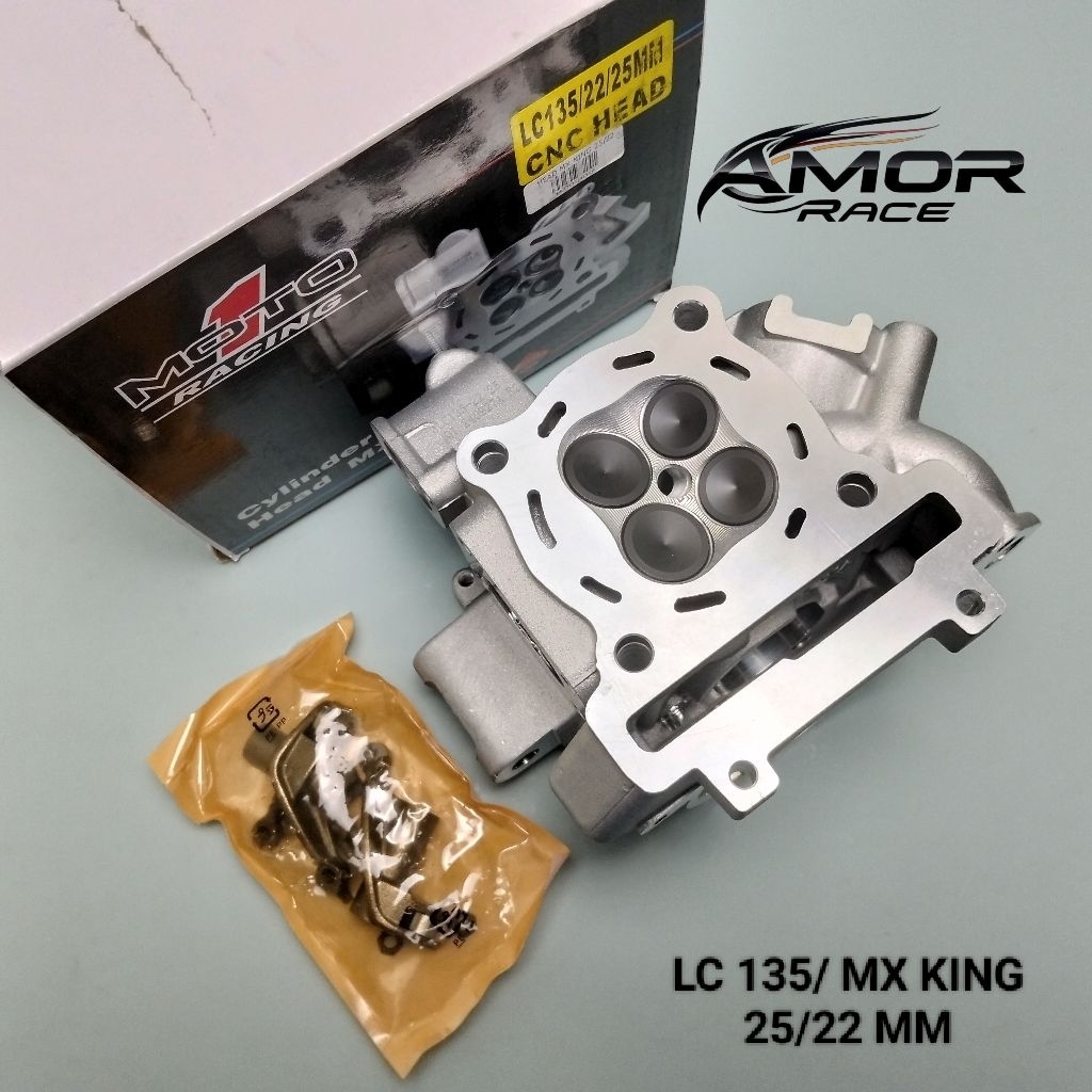 BLOK HEAD CYLINDER MOTO 1 LC 135 MX KING 25/22