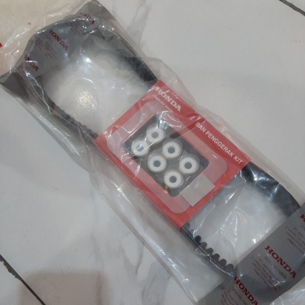 VANBELT + ROLLER MOTOR BEAT POP KIT / ESP HALUS 23100-K44-BAO AHM