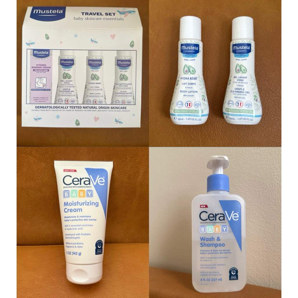 Mustela Travel Set & Cerave Baby - Jastip Australia