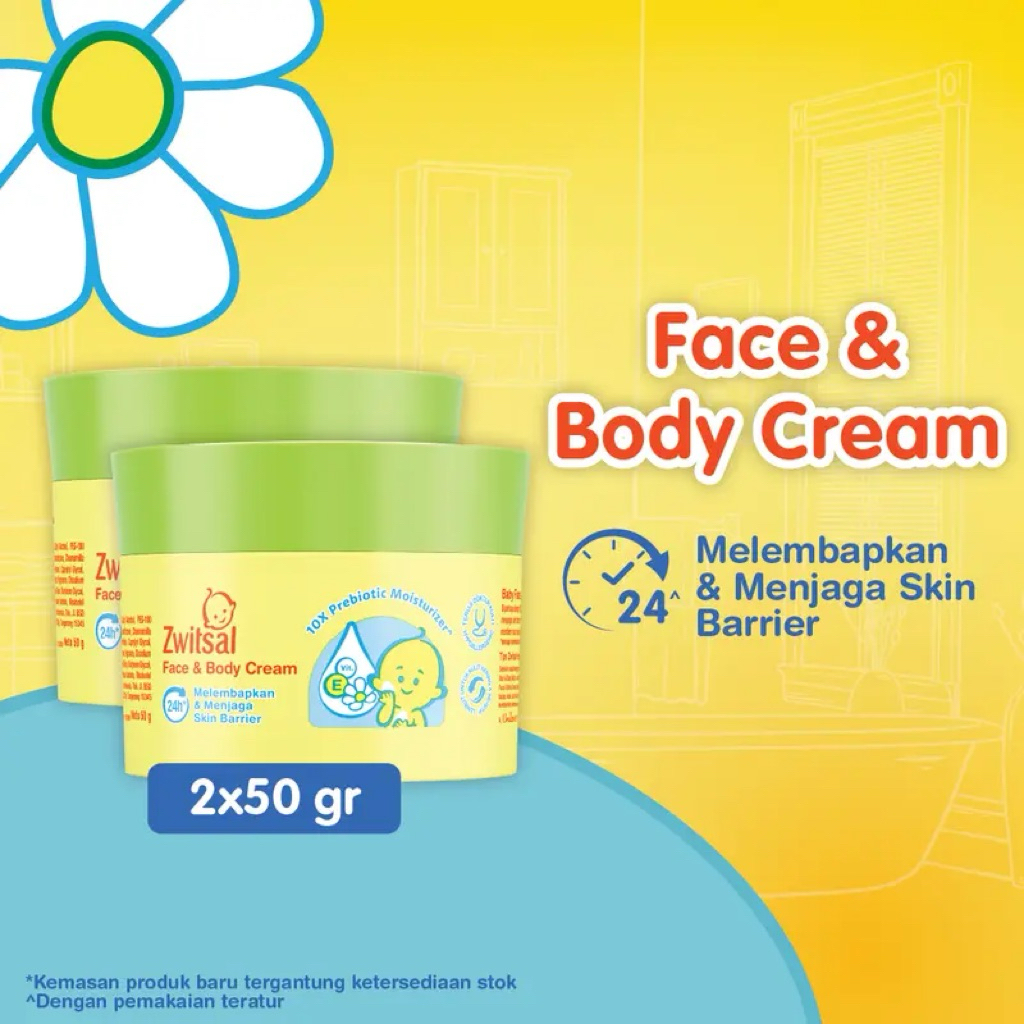 Little Ayra Zwitsal Baby Cream/ Zwitsal Baby Cream Face & Body Care
