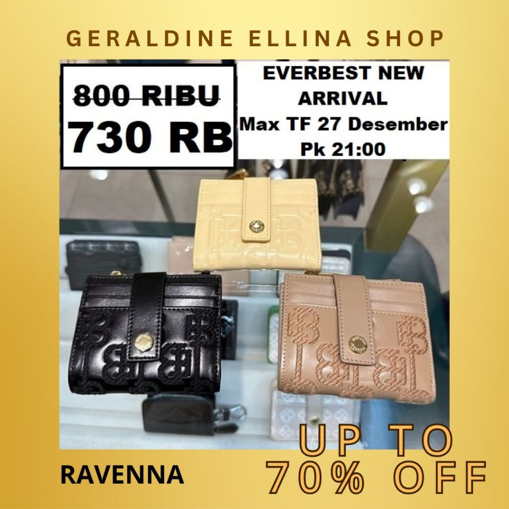 Dompet Wanita EVERBEST 100% original sale RAVENNA