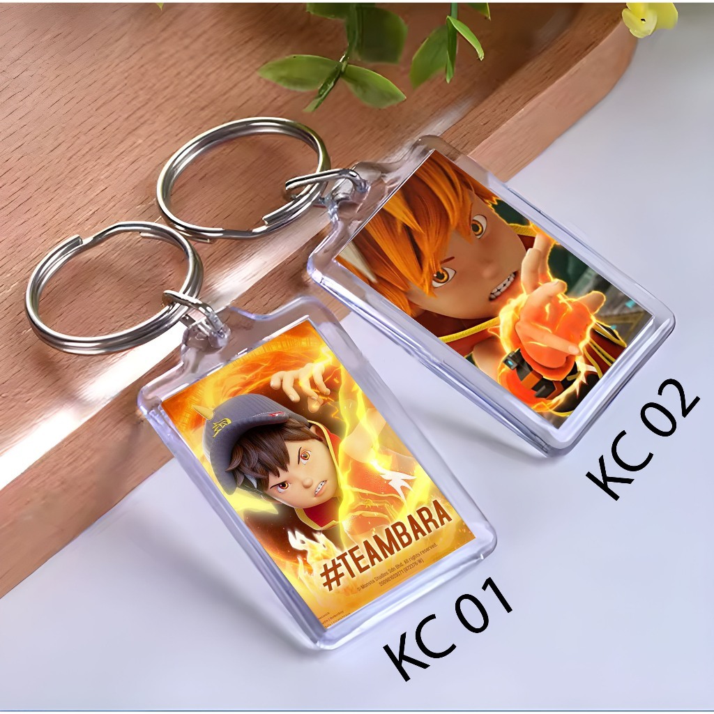Keychain Boboiboy Blaze/Api - Ganci Bioboiboy Blaze/Api - Gantungan Kunci -  Boboiboy Blaze